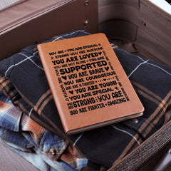 You Are a Fighter – Leather Journal