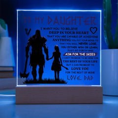 To My Daughter Skies – Acrylic Square